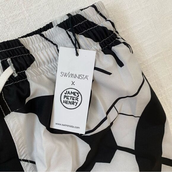 Swiminista X James Peter Henry Placement Print Mid-Length Boardshorts  SZ M NWT - Picture 6 of 16